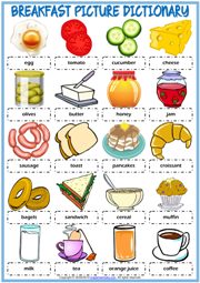 Truth of The Talisman: Esl Flashcards Food